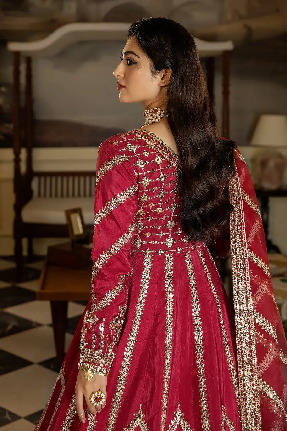 Imrozia Premium | Jahaan Ara Wedding Formals 23 | SRS-06 Surkh Roo - Aqsa Fabrics