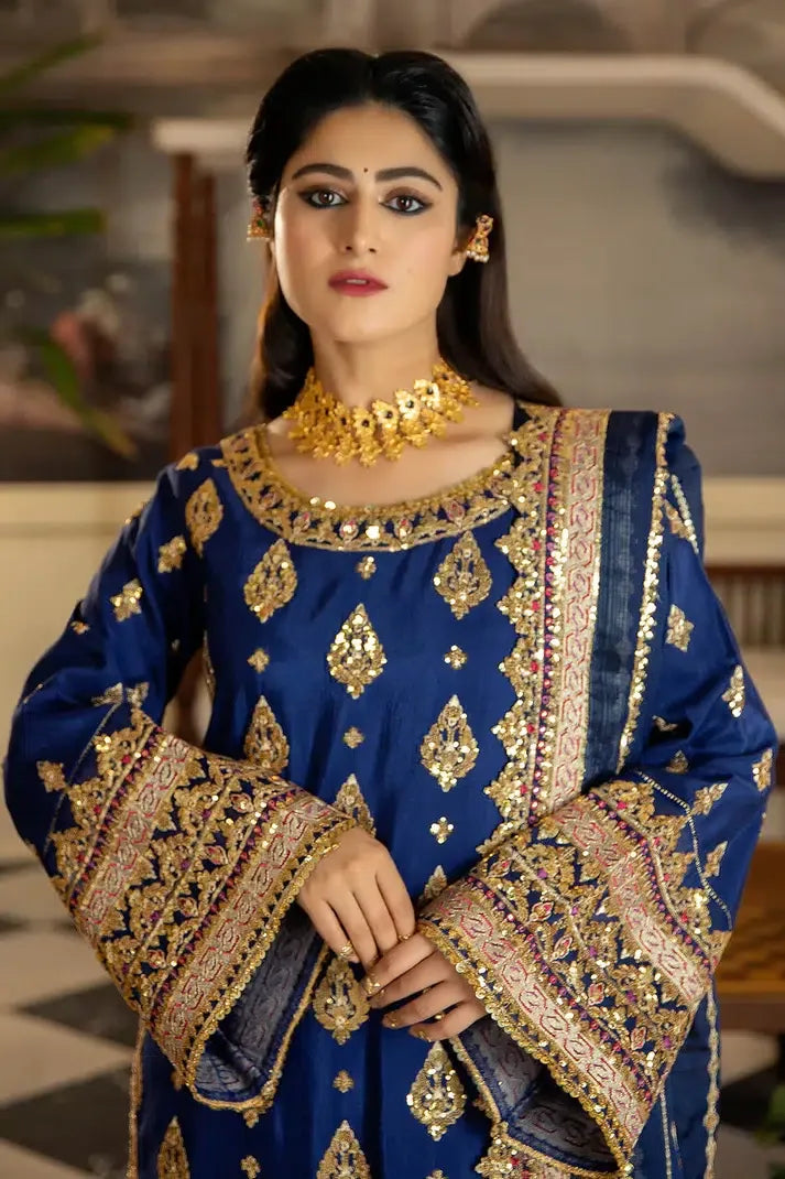 Imrozia Premium | Jahaan Ara Wedding Formals 23 | SRS-07 Maahru - Aqsa Fabrics