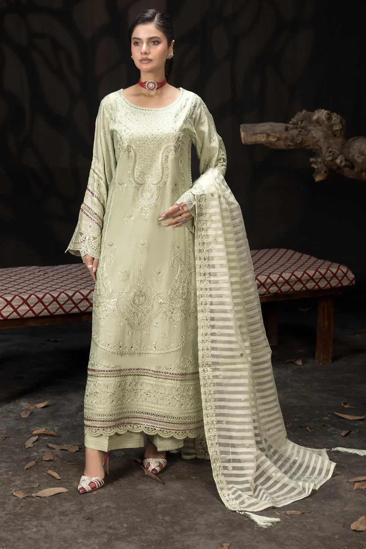 Imrozia Premium | Gulzar e Dil | I.P-103 Hina - Aqsa Fabrics