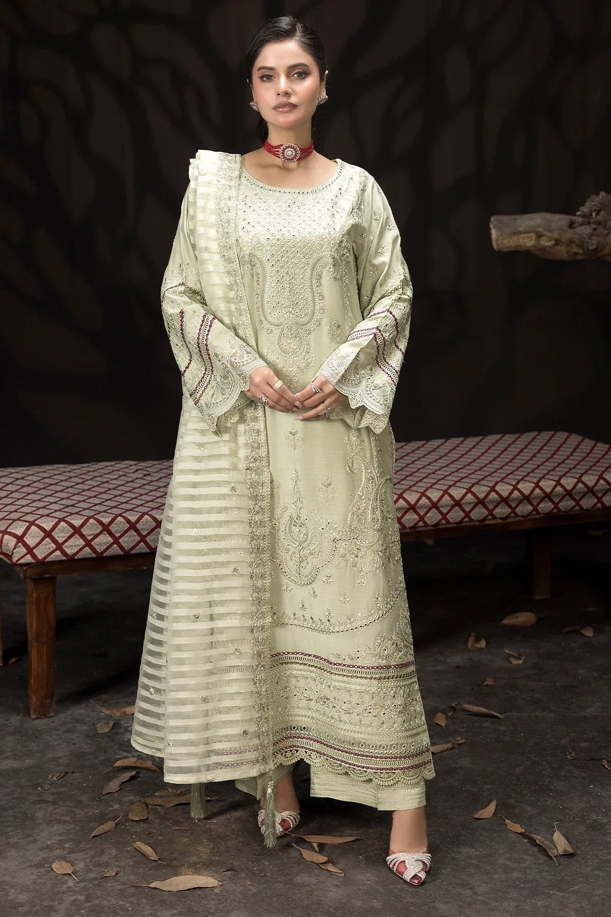 Imrozia Premium | Gulzar e Dil | I.P-103 Hina - Aqsa Fabrics