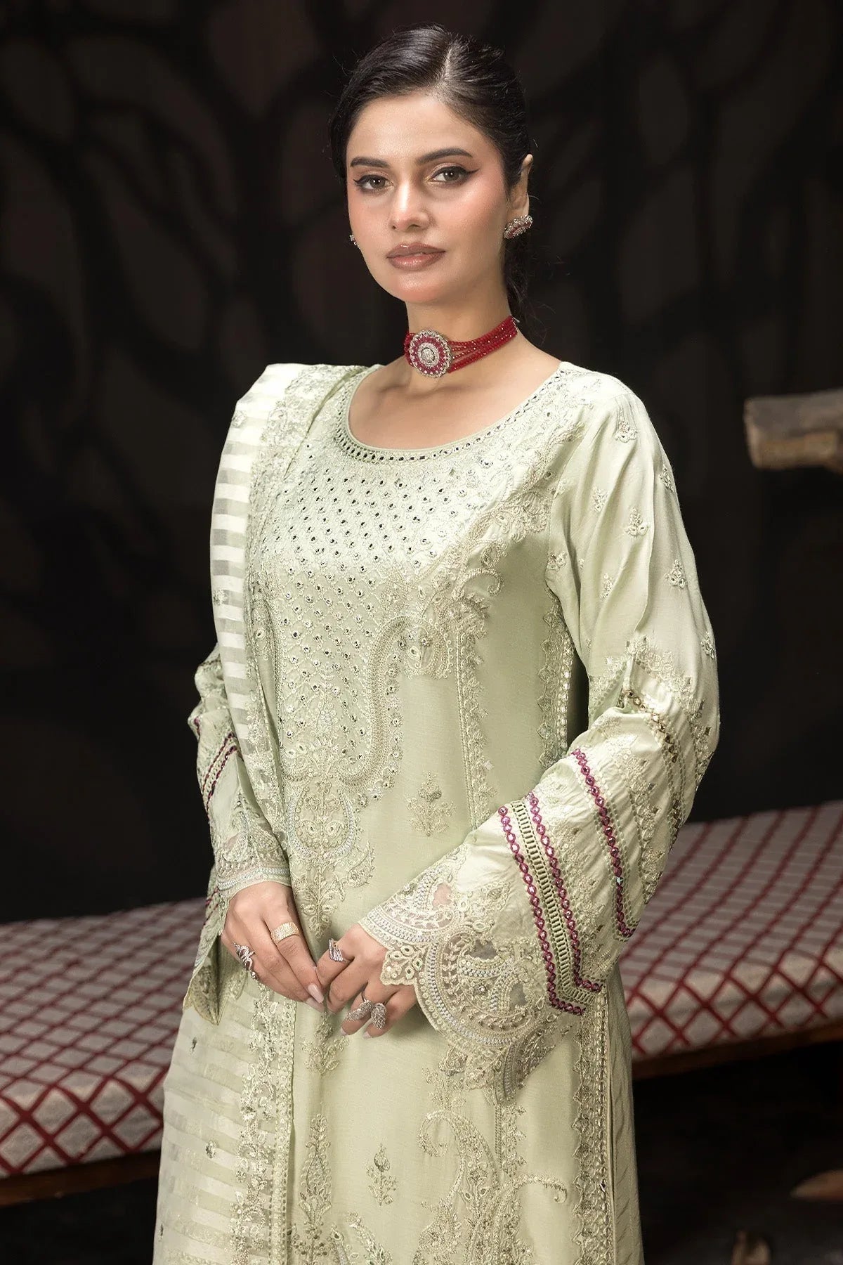 Imrozia Premium | Gulzar e Dil | I.P-103 Hina - Aqsa Fabrics
