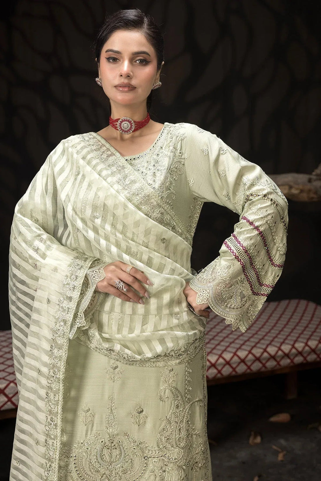 Imrozia Premium | Gulzar e Dil | I.P-103 Hina - Aqsa Fabrics