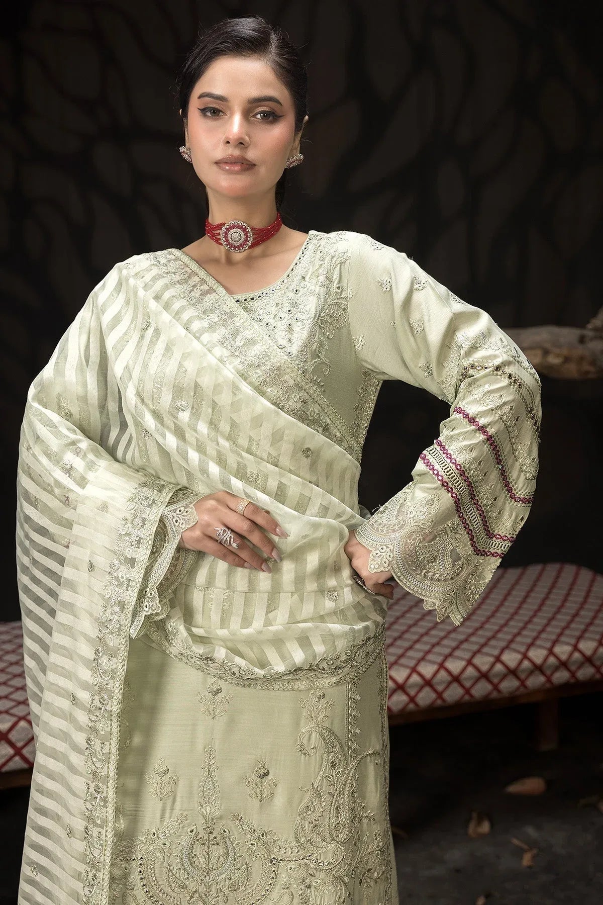 Imrozia Premium | Gulzar e Dil | I.P-103 Hina - Aqsa Fabrics