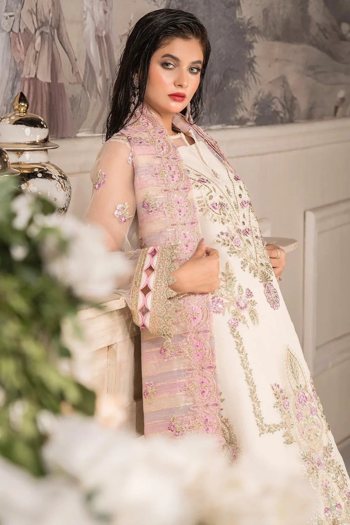 Imrozia Premium | Dilkash Formals | IP-108 Saanjh - Aqsa Fabrics