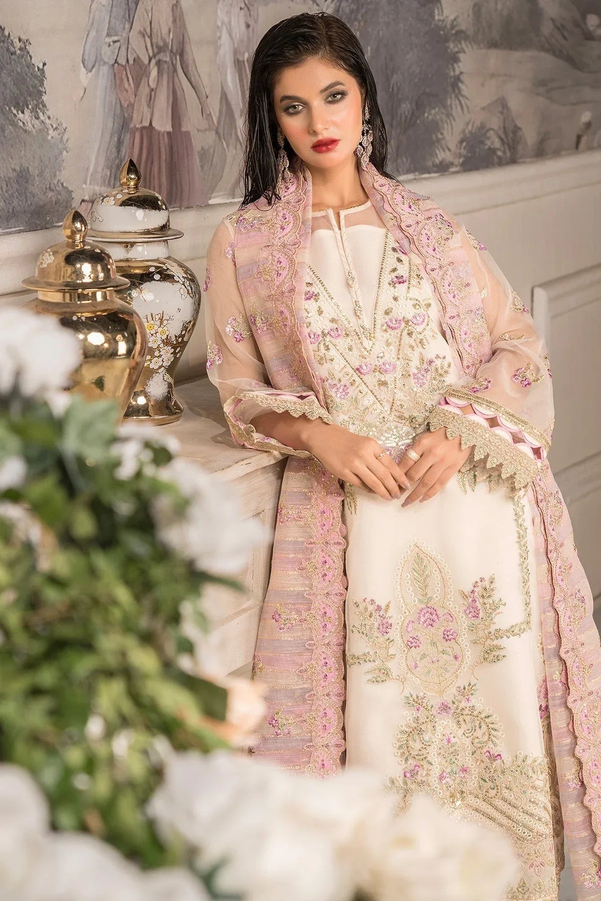 Imrozia Premium | Dilkash Formals | IP-108 Saanjh - Aqsa Fabrics