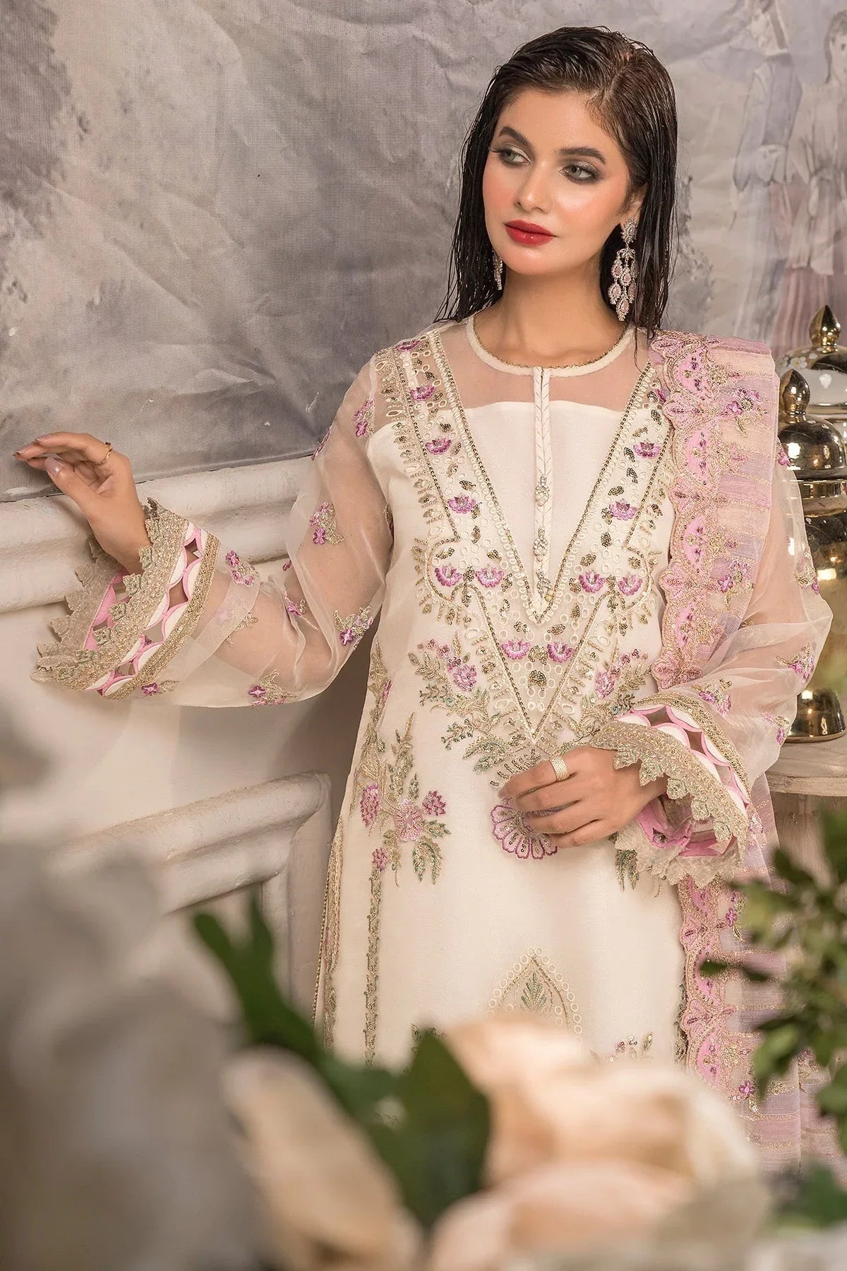 Imrozia Premium | Dilkash Formals | IP-108 Saanjh - Aqsa Fabrics