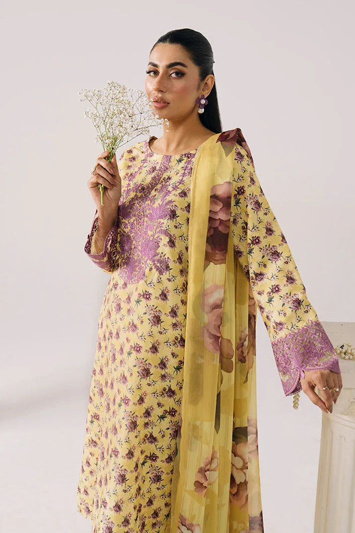 Imrozia Premium | Floral Atelier Lawn | IPL-16 Jasmine Atelier