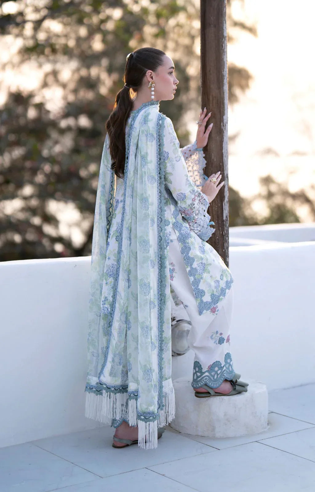 AJR Couture | Printakari Lawn 25 | Isle - Aqsa Fabrics