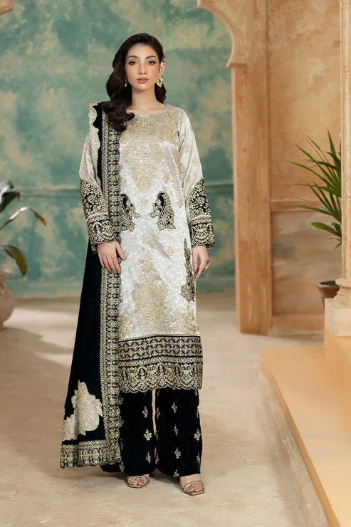 Imrozia Premium | Rukh e Makhmal |  Firaaq - Aqsa Fabrics