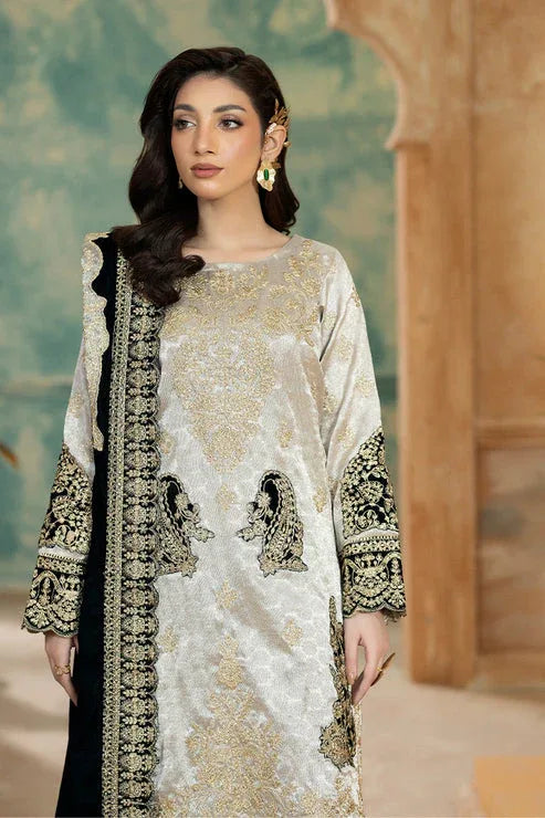 Imrozia Premium | Rukh e Makhmal |  Firaaq - Aqsa Fabrics