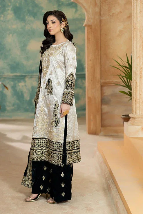 Imrozia Premium | Rukh e Makhmal |  Firaaq - Aqsa Fabrics