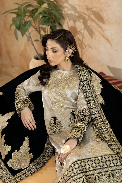 Imrozia Premium | Rukh e Makhmal |  Firaaq - Aqsa Fabrics