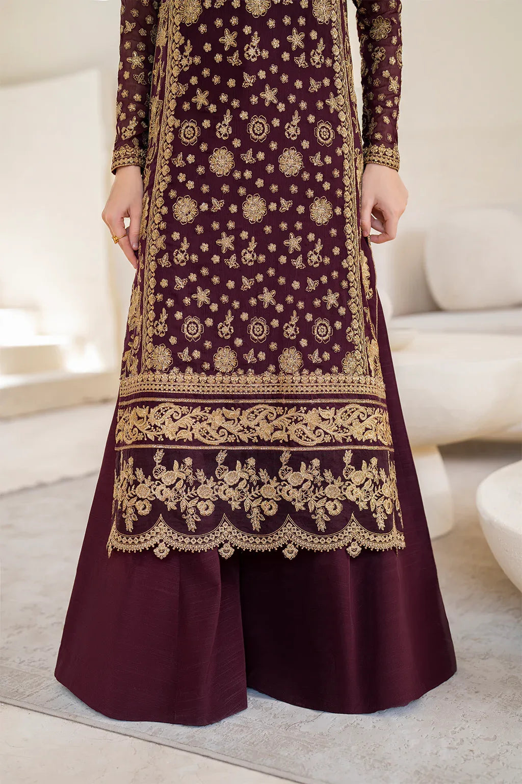 IZNIK Chinon Vol-02 Embroidered Chiffon 3Pc Suit CC-42 - Aqsa Fabrics