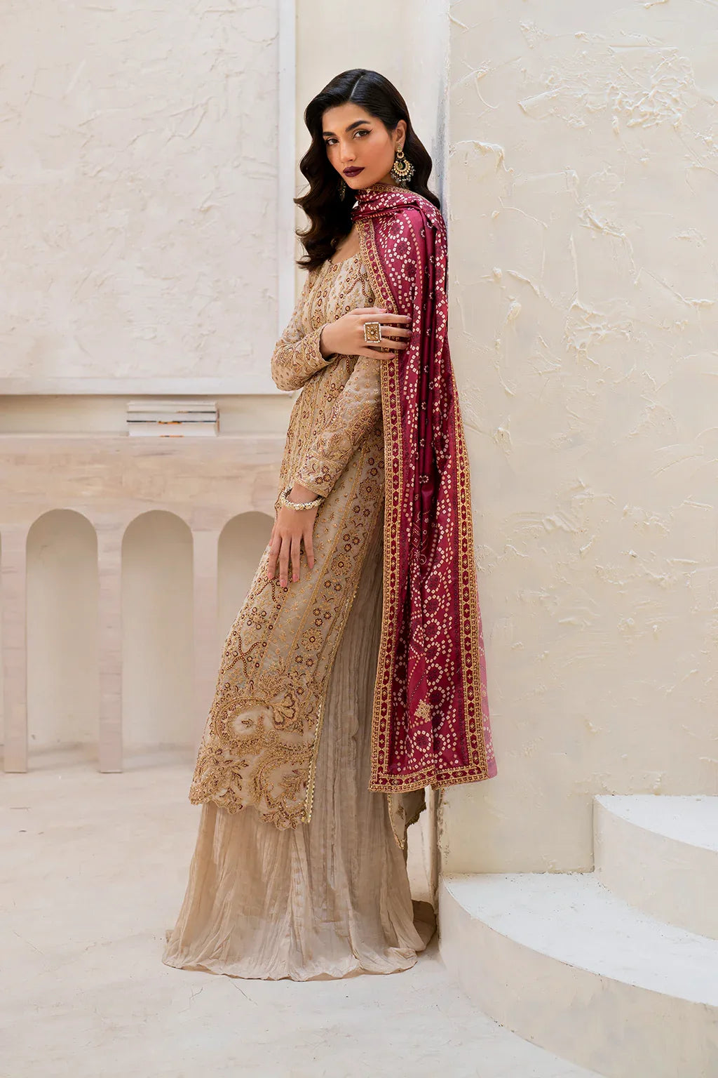IZNIK Chinon Vol-02 Embroidered Chiffon 3Pc Suit CC-44 - Aqsa Fabrics