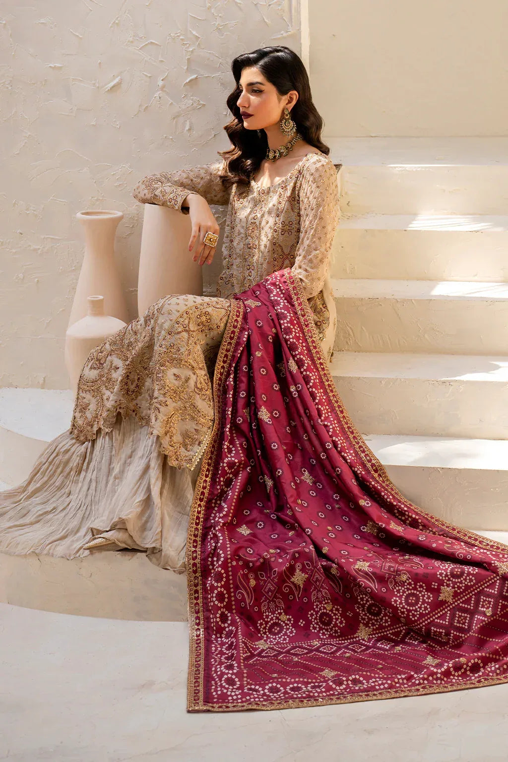 IZNIK Chinon Vol-02 Embroidered Chiffon 3Pc Suit CC-44 - Aqsa Fabrics