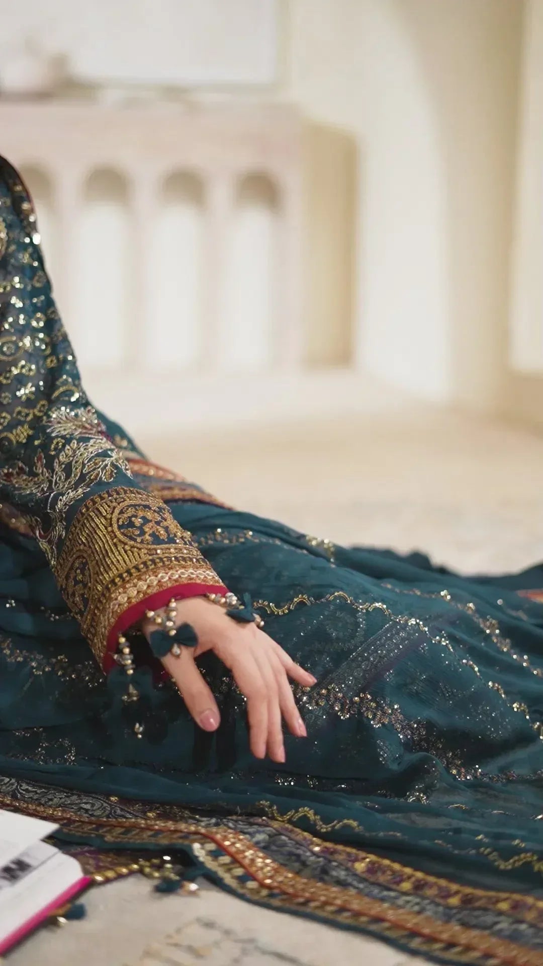 IZNIK Chinon Vol-02 Embroidered Chiffon 3Pc Suit CC-46 - Aqsa Fabrics