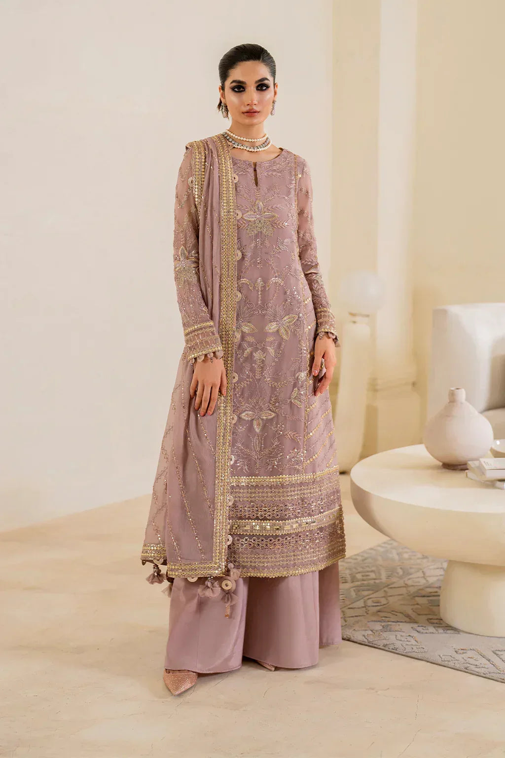 IZNIK Chinon Vol-02 Embroidered Chiffon 3Pc Suit CC-48 - Aqsa Fabrics