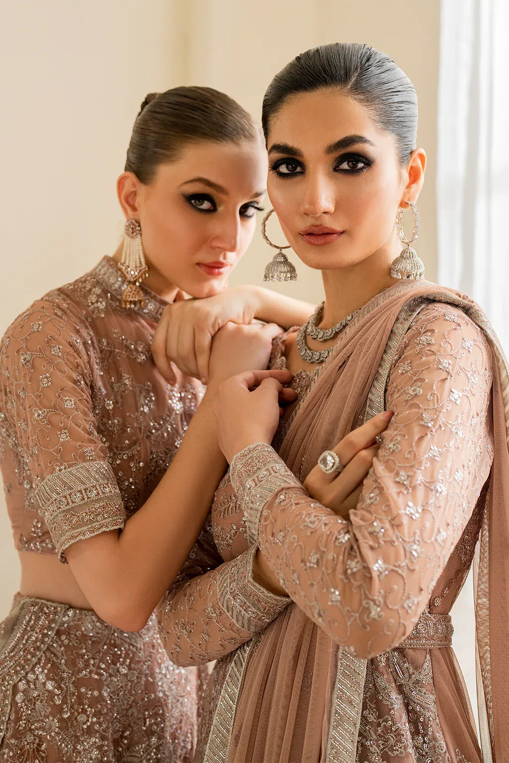 IZNIK Chinon Vol-02 Embroidered Net 3Pc Suit CC-43 - Aqsa Fabrics