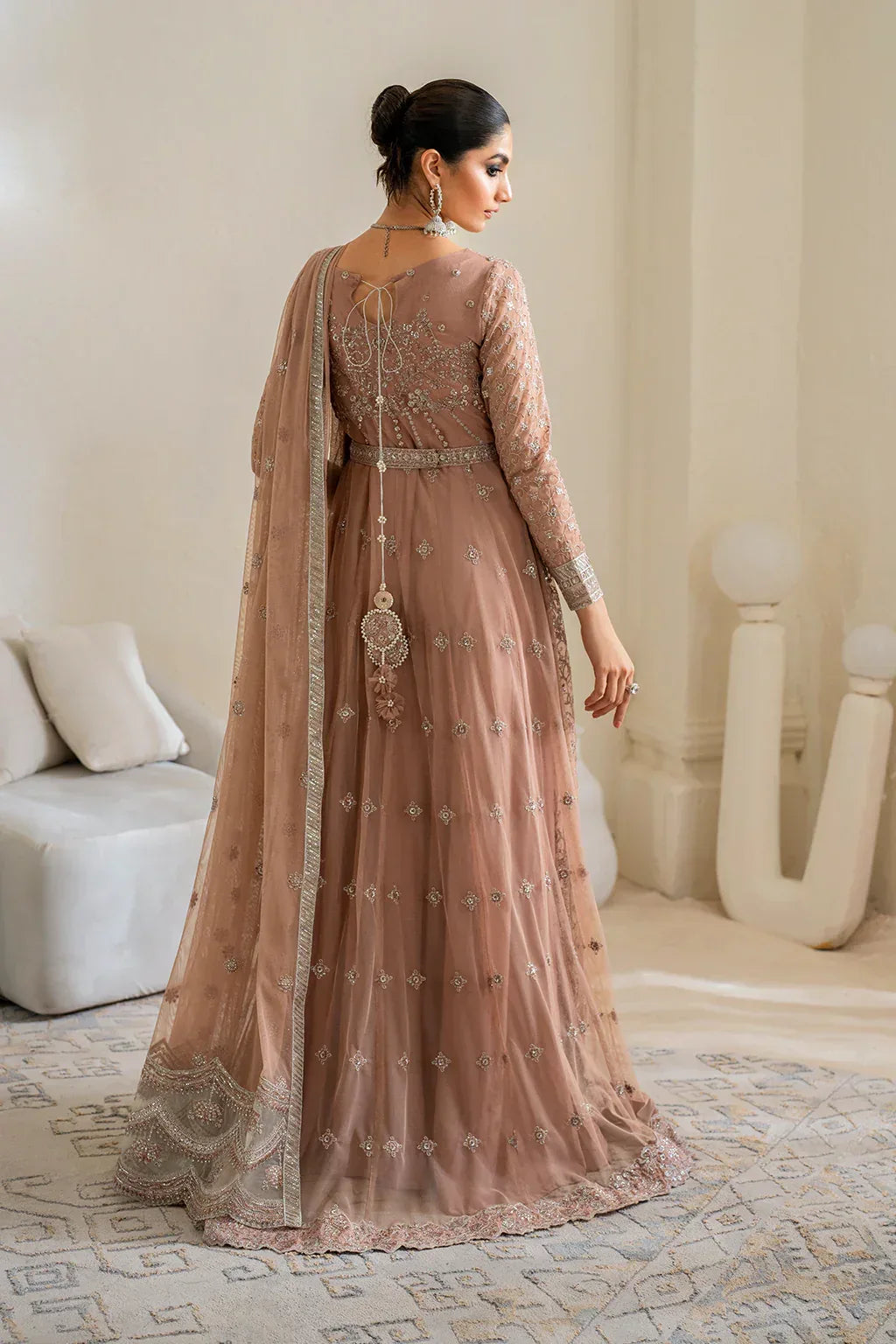IZNIK Chinon Vol-02 Embroidered Net 3Pc Suit CC-43 - Aqsa Fabrics