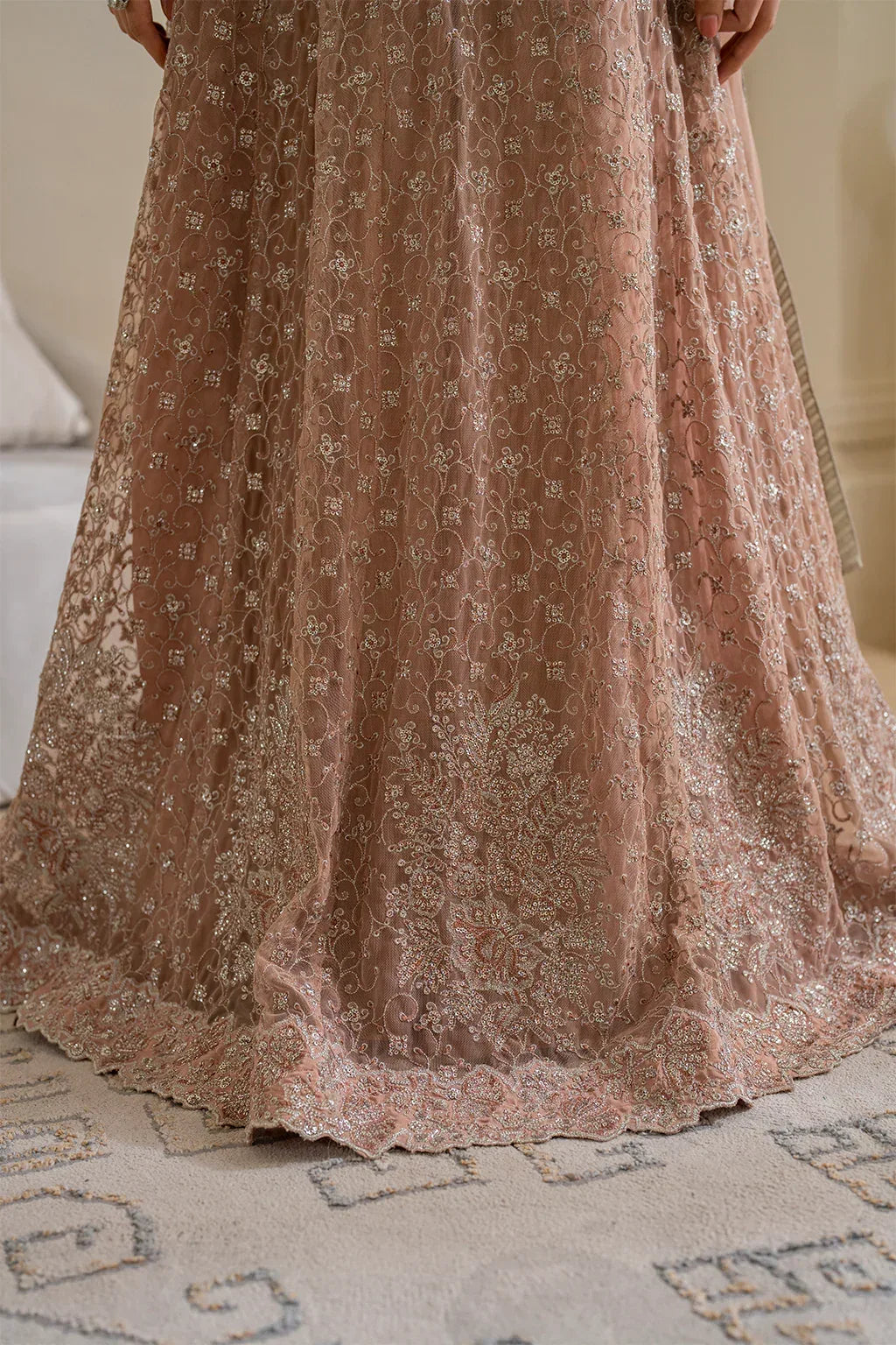 IZNIK Chinon Vol-02 Embroidered Net 3Pc Suit CC-43 - Aqsa Fabrics