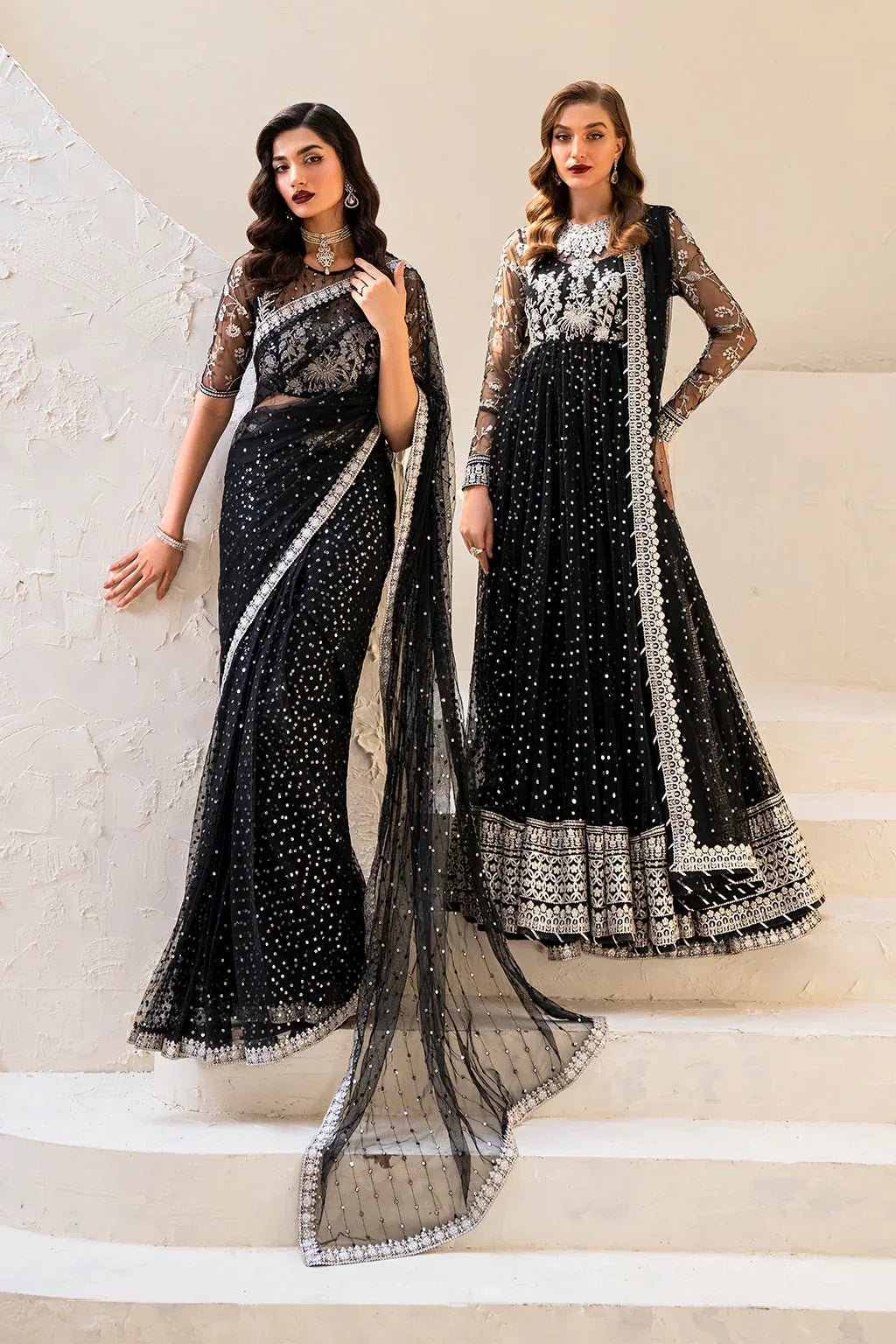 IZNIK Chinon Vol-02 Embroidered Net 3Pc Suit CC-50 - Aqsa Fabrics