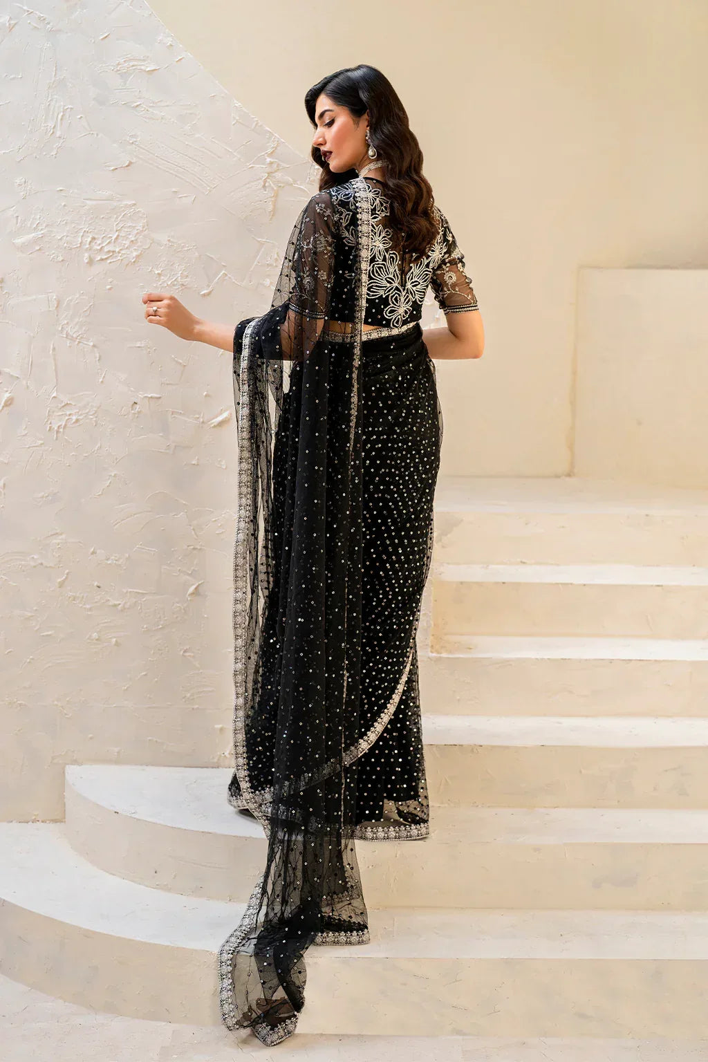 IZNIK Chinon Vol-02 Embroidered Net 3Pc Suit CC-50 - Aqsa Fabrics