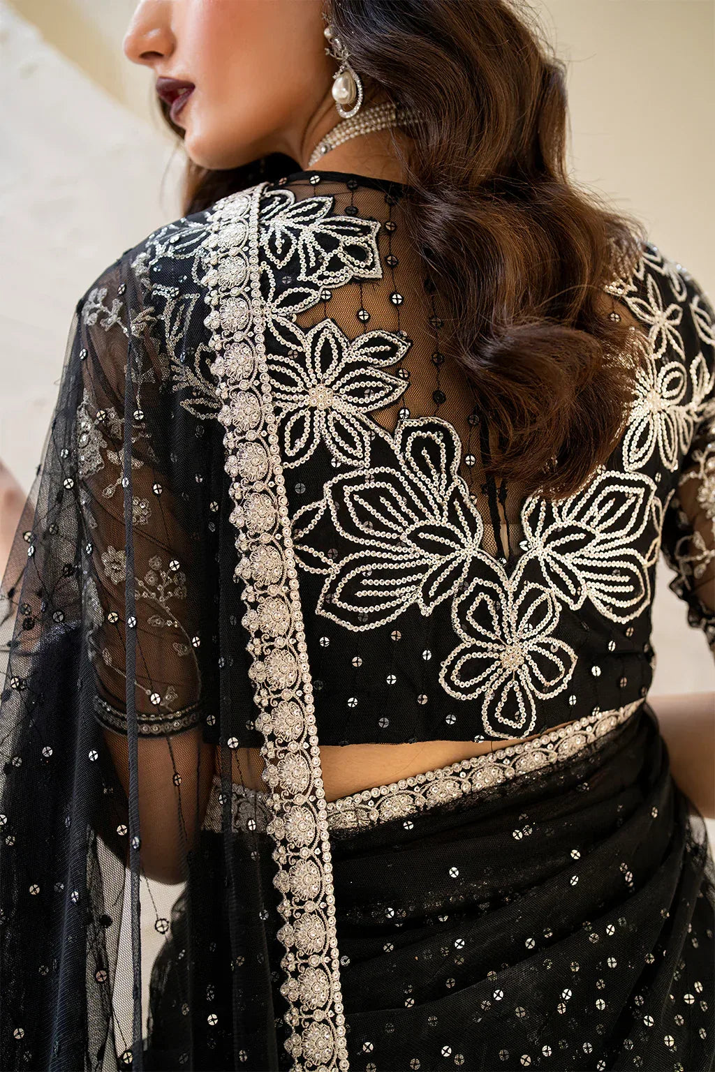 IZNIK Chinon Vol-02 Embroidered Net 3Pc Suit CC-50 - Aqsa Fabrics