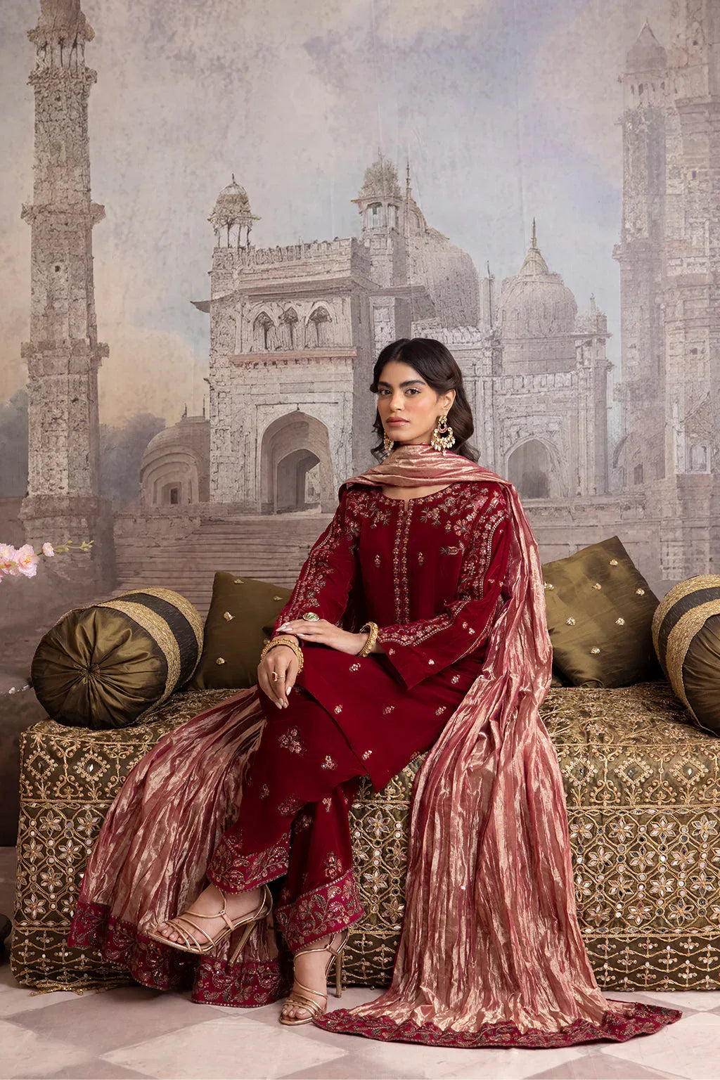 IZNIK | IV-27 HARF - Aqsa Fabrics