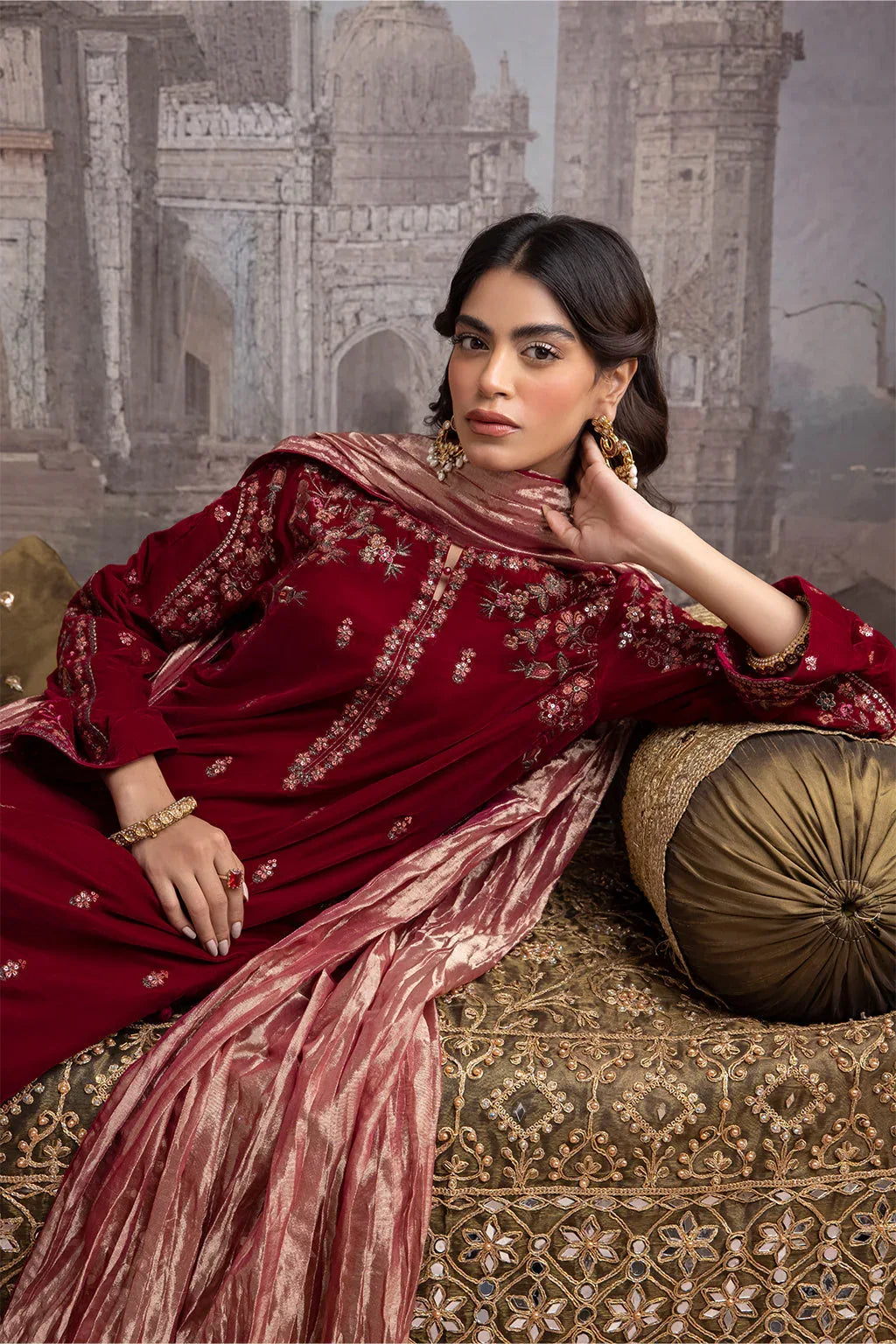 IZNIK | IV-27 HARF - Aqsa Fabrics
