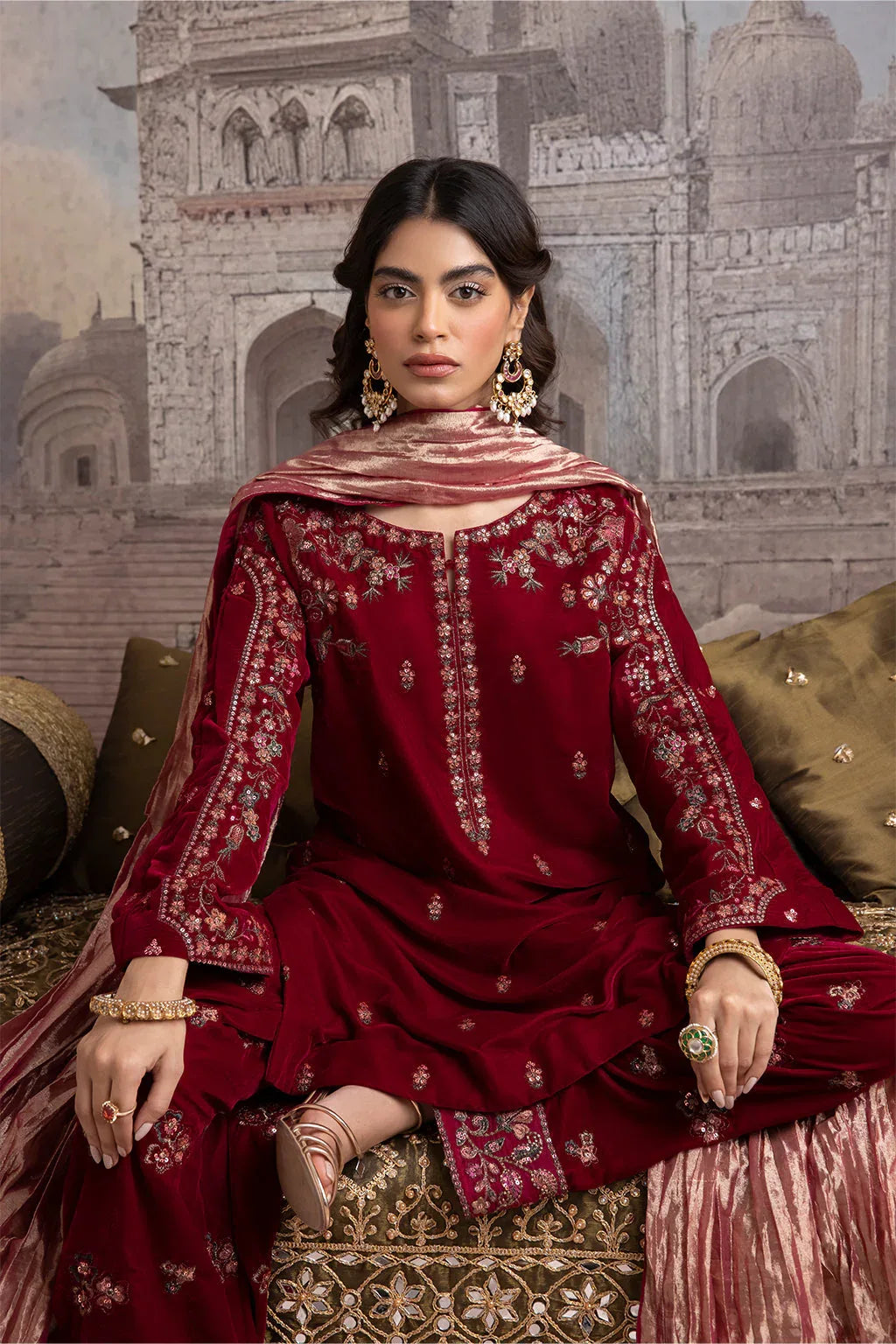 IZNIK | IV-27 HARF - Aqsa Fabrics