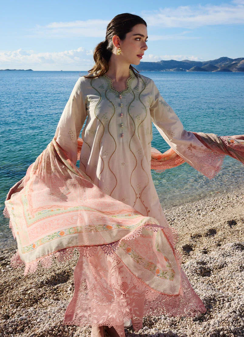 Image | Lawnkari 25 | Dahlia - Aqsa Fabrics