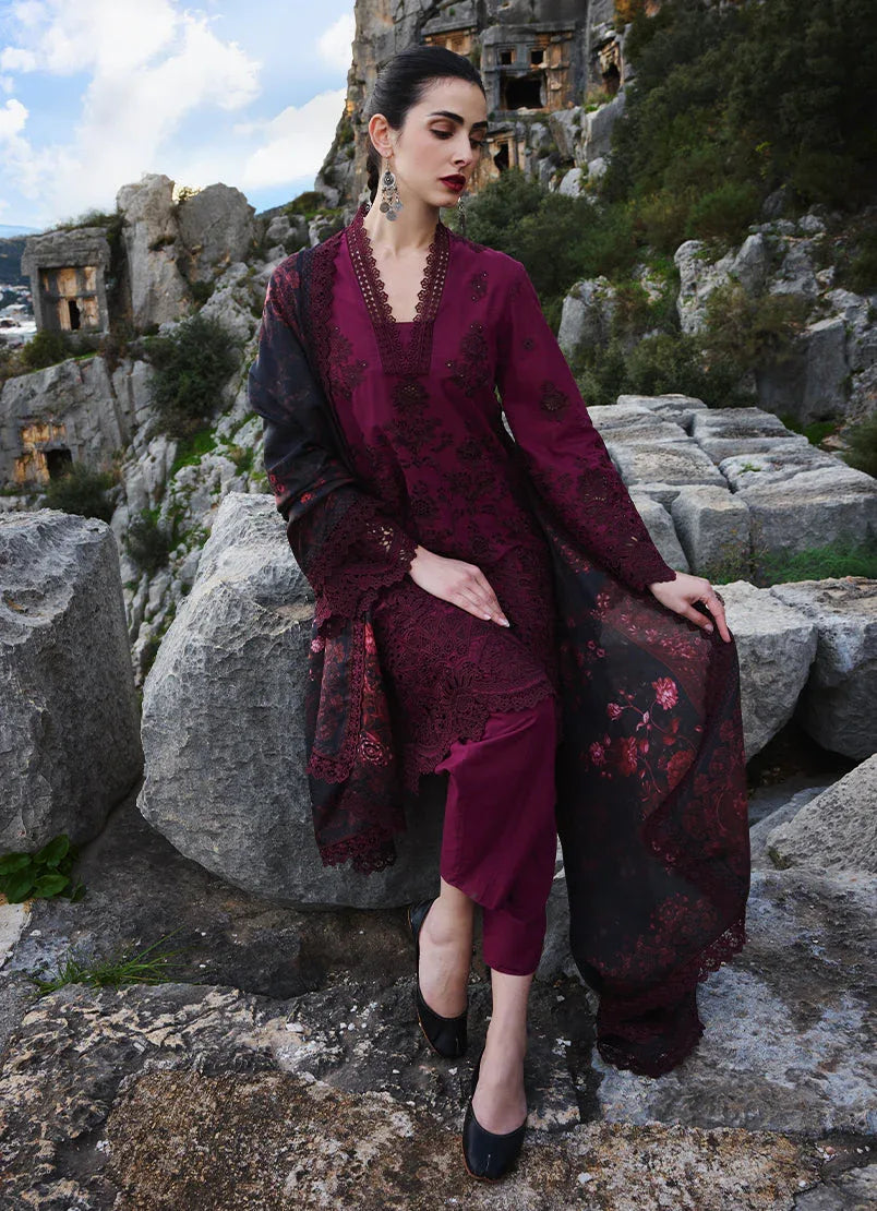 Image | Lawnkari 25 | Delara - Aqsa Fabrics