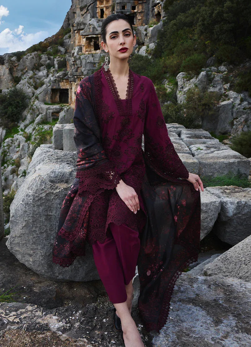 Image | Lawnkari 25 | Delara - Aqsa Fabrics