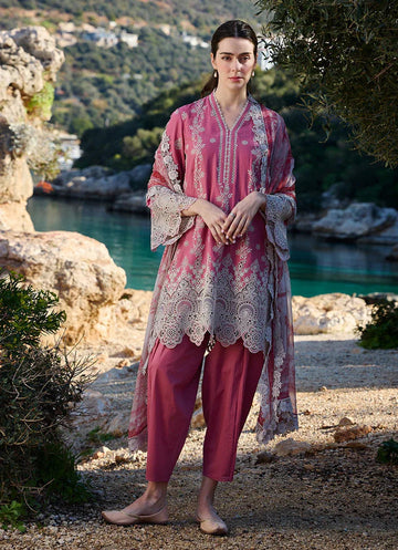Image | Lawnkari 25 | Iris - Aqsa Fabrics