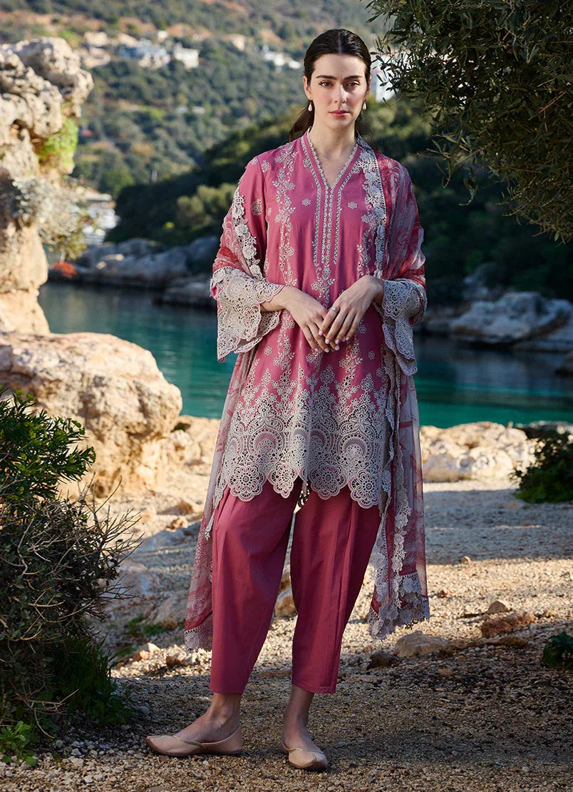 Image | Lawnkari 25 | Iris - Aqsa Fabrics