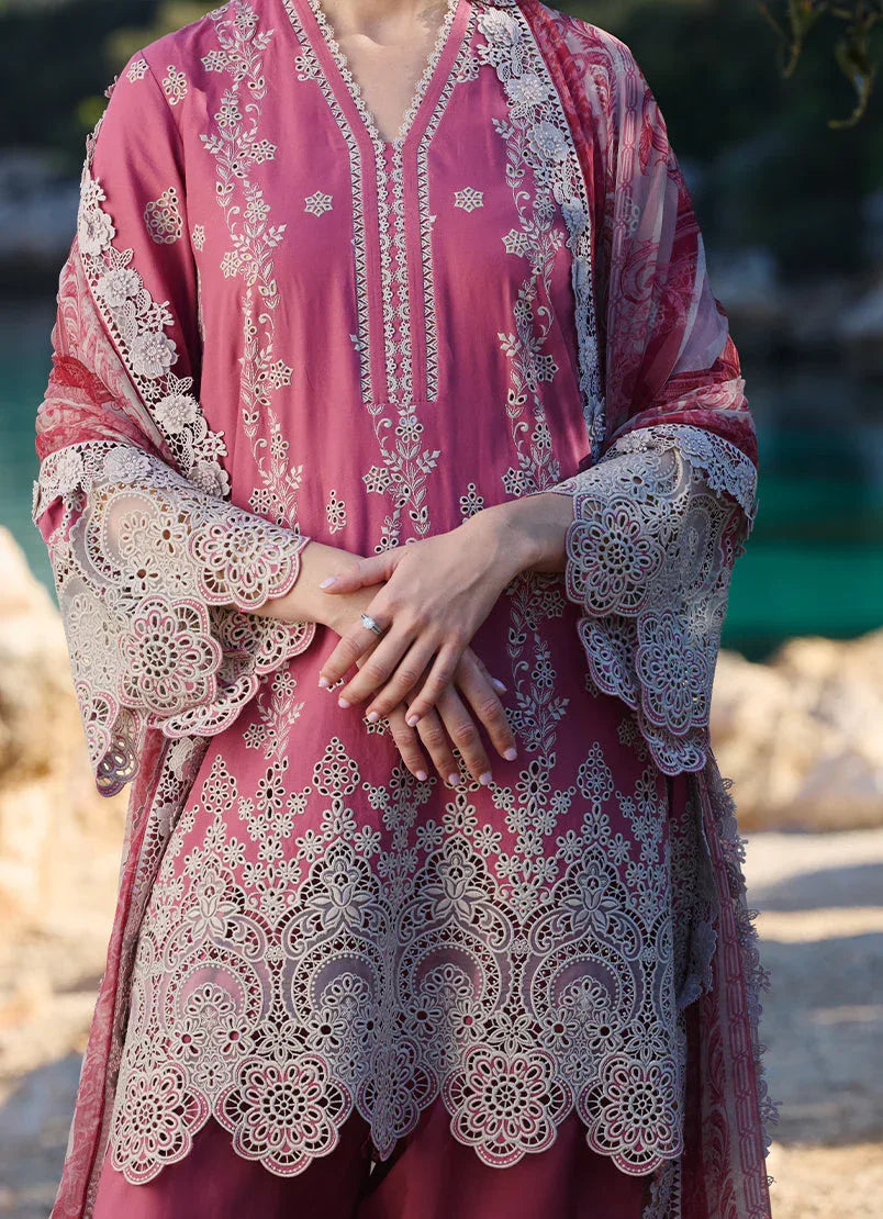 Image | Lawnkari 25 | Iris - Aqsa Fabrics