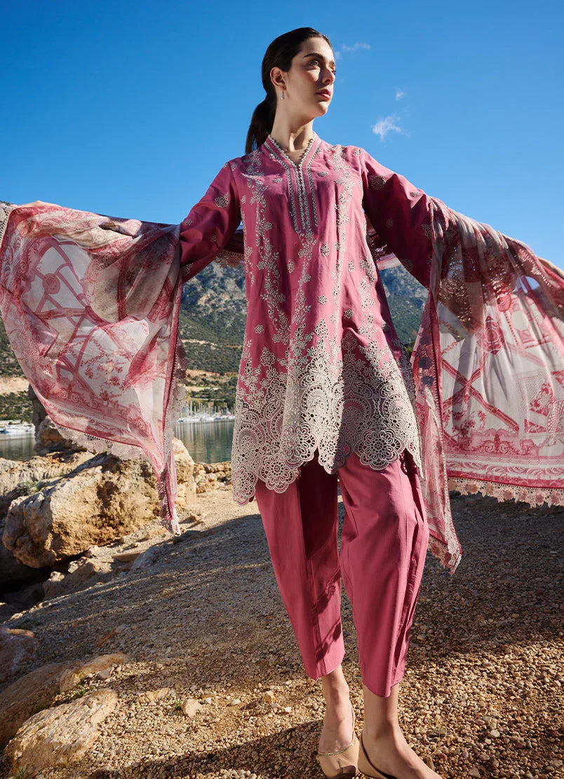 Image | Lawnkari 25 | Iris - Aqsa Fabrics