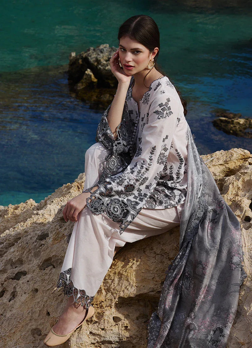 Image | Lawnkari 25 | Laleh - Aqsa Fabrics