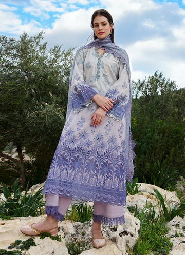 Image | Lawnkari 25 | Leen - Aqsa Fabrics