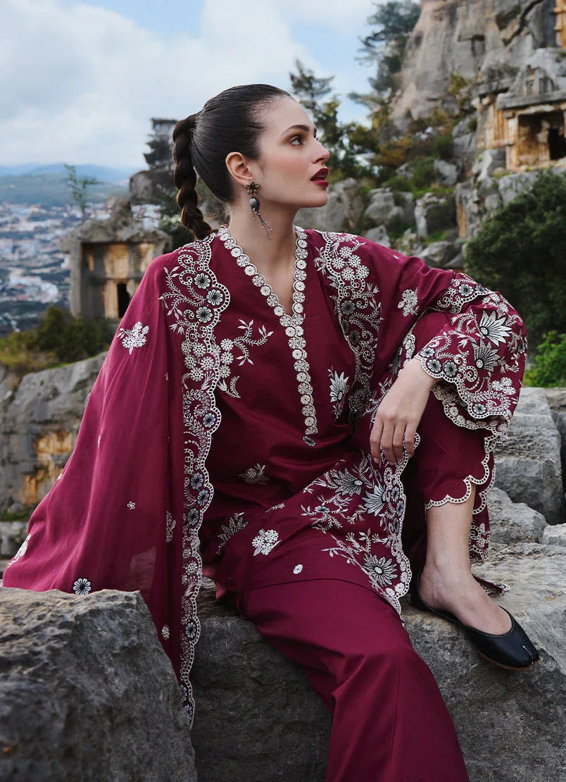 Image | Lawnkari 25 | Lilia - Aqsa Fabrics