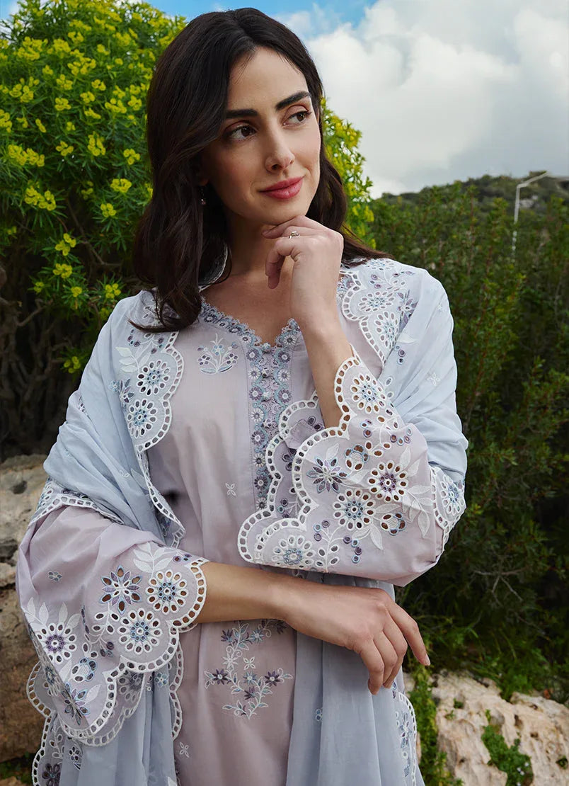 Image | Lawnkari 25 | Lyra - Aqsa Fabrics