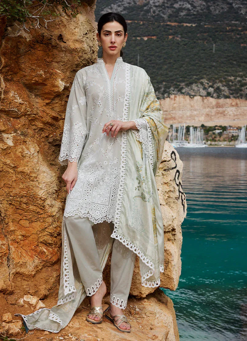 Image | Lawnkari 25 | Melek - Aqsa Fabrics