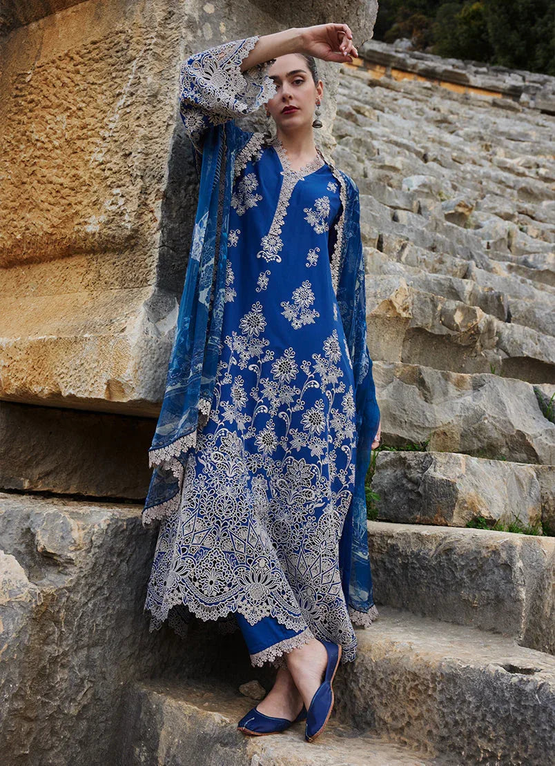 Image | Lawnkari 25 | Qarba - Aqsa Fabrics