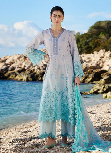 Image | Lawnkari 25 | Rim - Aqsa Fabrics