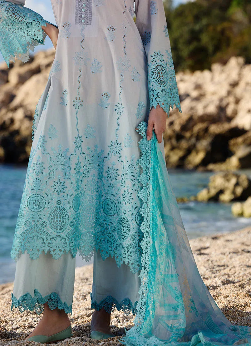 Image | Lawnkari 25 | Rim - Aqsa Fabrics