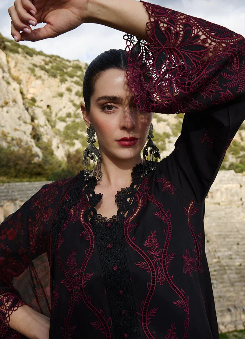 Image | Lawnkari 25 | Zamiya - Aqsa Fabrics
