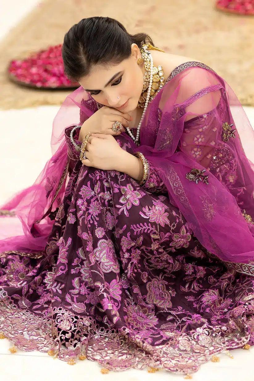 Imrozia Premium | Falesia Formals 23 | L-261 Lucida Purple - Aqsa Fabrics