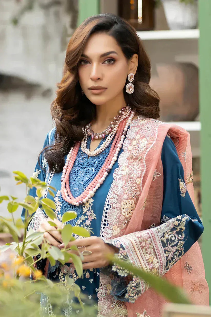 Imrozia Premium | Gulposh Luxury Lawn 24 | S.L 42 Hana - Aqsa Fabrics