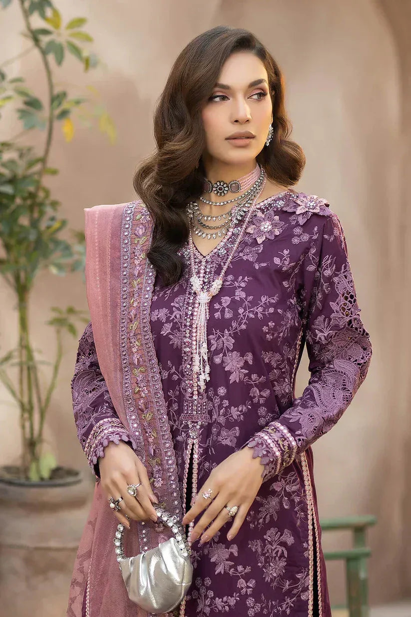Imrozia Premium | Gulposh Luxury Lawn 24 | S.L 43 Amayrah - Aqsa Fabrics