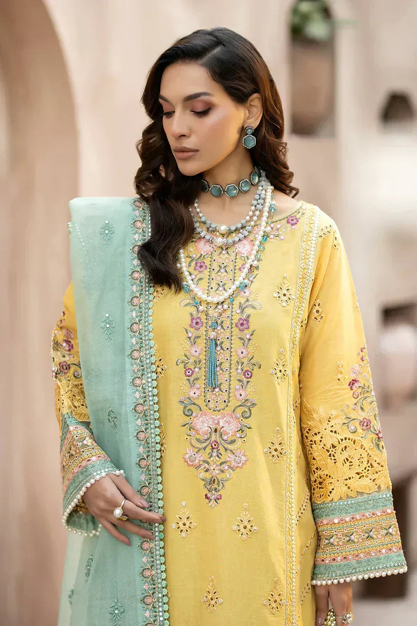 Imrozia Premium | Gulposh Luxury Lawn 24 | S.L 44 Zaira - Aqsa Fabrics